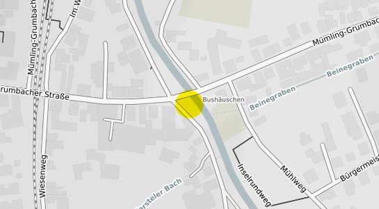 Immobilienpreisekarte H&ouml;chst im Odenwald M&uuml;mling Grumbach